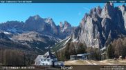 Archived webcam image showing Pozza di Fassa - Torri del Vajolet on 24 Apr 2026 at 16:36