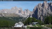 Archived webcam image showing Pozza di Fassa - Torri del Vajolet on 4 Jun 2026 at 10:02