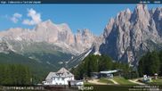 Archived webcam image showing Pozza di Fassa - Torri del Vajolet on 28 Jun 2026 at 10:53