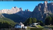 Archiviertes Webcam Bild: Fassatal - Vajolet-Türme am 04.07.2026 um 07:12 Uhr