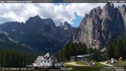 Archiviertes Webcam Bild: Fassatal - Vajolet-Türme am 04.07.2026 um 16:12 Uhr
