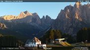 Archiviertes Webcam Bild: Fassatal - Vajolet-Türme am 12.07.2026 um 06:29 Uhr