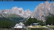Archiviertes Webcam Bild: Fassatal - Vajolet-Türme am 12.07.2026 um 12:29 Uhr