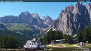 Archiviertes Webcam Bild: Fassatal - Vajolet-Türme am 12.07.2026 um 16:29 Uhr