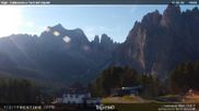 Archived webcam image showing Pozza di Fassa - Torri del Vajolet on 12 Jul 2026 at 20:44