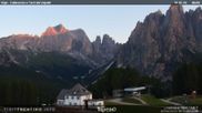 Archiviertes Webcam Bild: Fassatal - Vajolet-Türme am 30.07.2026 um 06:10 Uhr