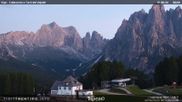 Archiviertes Webcam Bild: Fassatal - Vajolet-Türme am 19.08.2026 um 06:53 Uhr