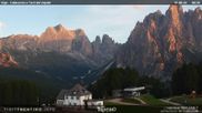Archiviertes Webcam Bild: Fassatal - Vajolet-Türme am 19.08.2026 um 07:53 Uhr