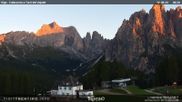 Archiviertes Webcam Bild: Fassatal - Vajolet-Türme am 26.08.2026 um 07:35 Uhr