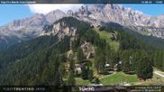 Archived webcam image showing Vigo di Fassa - Cigolade on 14 Aug 2026 at 12:21