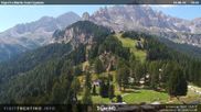 Archived webcam image showing Vigo di Fassa - Cigolade on 14 Aug 2026 at 14:21