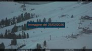 Archived webcam image showing Val di Fiemme, Rifugi Zisch and Genischer on Feb 26, 2026 at 6:30 AM