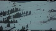 Archived webcam image showing Val di Fiemme, Rifugi Zisch and Genischer on Feb 26, 2026 at 8:30 AM