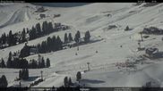 Archived webcam image showing Val di Fiemme, Rifugi Zisch and Genischer on Feb 26, 2026 at 4:30 PM