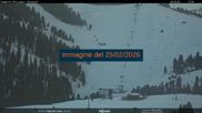 Archiviertes Webcam Bild: Val di Fiemme - Obereggen Sessellift am 26 Feb 2026 um 06:11 Uhr