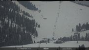 Archived webcam image showing Val di Fiemme - Obereggen chairlift on 22 Mar 2026 at 18:24