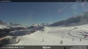 Archived webcam image showing Lift Ronchi-Valbona, Ski Resort Alpe Lusia on 26 Feb 2026 at 14:24