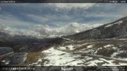 Archived webcam image showing Lift Ronchi-Valbona, Ski Resort Alpe Lusia on 13 May 2026 at 14:15