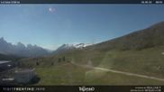 Archiviertes Webcam Bild: Bergstation Ronchi-Valbona in Alpe Lusia, Val die Fiemme am 28.05.2026 um 10:42 Uhr