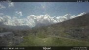 Archived webcam image showing Lift Ronchi-Valbona, Ski Resort Alpe Lusia on 19 Sep 2026 at 12:06