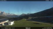 Archived webcam image showing Lift Ronchi-Valbona, Ski Resort Alpe Lusia on 25 Sep 2026 at 18:59