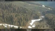 Archived webcam image showing View of the Piavac slope, Alpe Lusia on 10 May 2026 at 07:04