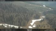 Archived webcam image showing View of the Piavac slope, Alpe Lusia on 10 May 2026 at 08:04