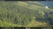 Archived webcam image showing View of the Piavac slope, Alpe Lusia on 14 Aug 2026 at 08:19