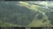 Archived webcam image showing View of the Piavac slope, Alpe Lusia on 14 Aug 2026 at 16:19