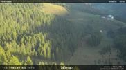 Archived webcam image showing View of the Piavac slope, Alpe Lusia on 19 Sep 2026 at 08:14