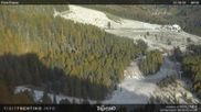 Archived webcam image showing View of the Piavac slope, Alpe Lusia on 22 Oct 2026 at 10:08