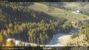 Archived webcam image showing View of the Piavac slope, Alpe Lusia on 22 Oct 2026 at 14:08