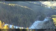 Archived webcam image showing View of the Piavac slope, Alpe Lusia on 22 Oct 2026 at 16:08
