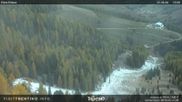 Archived webcam image showing View of the Piavac slope, Alpe Lusia on 22 Oct 2026 at 18:08
