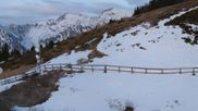 Archived webcam image showing Panoramic view Madonna di Campiglio: Pradalago on 12 Apr 2026 at 07:15