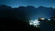 Archived webcam image showing Panoramic view Madonna di Campiglio: Pradalago on 18 May 2026 at 00:02