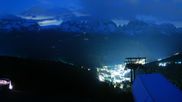 Archived webcam image showing Panoramic view Madonna di Campiglio: Pradalago on 18 May 2026 at 22:02