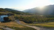 Archived webcam image showing Panoramic view Madonna di Campiglio: Pradalago on 24 May 2026 at 06:58