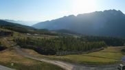 Archived webcam image showing Panoramic view Madonna di Campiglio: Pradalago on 24 May 2026 at 07:58