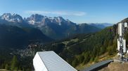 Archived webcam image showing Panoramic view Madonna di Campiglio: Pradalago on 24 May 2026 at 08:58