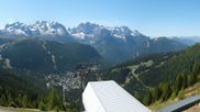 Archived webcam image showing Panoramic view Madonna di Campiglio: Pradalago on 24 May 2026 at 10:58