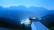 Archived webcam image showing Panoramic view Madonna di Campiglio: Pradalago on 3 Aug 2026 at 02:30