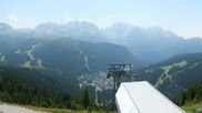 Archived webcam image showing Panoramic view Madonna di Campiglio: Pradalago on 3 Aug 2026 at 12:30
