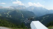 Archived webcam image showing Panoramic view Madonna di Campiglio: Pradalago on 3 Aug 2026 at 14:30