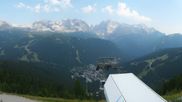 Archived webcam image showing Panoramic view Madonna di Campiglio: Pradalago on 3 Aug 2026 at 16:30