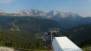 Archived webcam image showing Panoramic view Madonna di Campiglio: Pradalago on 3 Aug 2026 at 18:30