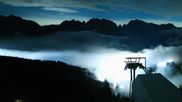 Archived webcam image showing Panoramic view Madonna di Campiglio: Pradalago on 21 Aug 2026 at 00:45