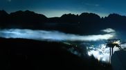 Archived webcam image showing Panoramic view Madonna di Campiglio: Pradalago on 21 Aug 2026 at 02:45