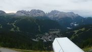 Archived webcam image showing Panoramic view Madonna di Campiglio: Pradalago on 21 Aug 2026 at 08:45