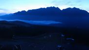 Archived webcam image showing Panoramic view Madonna di Campiglio: Pradalago on 18 Sep 2026 at 06:35